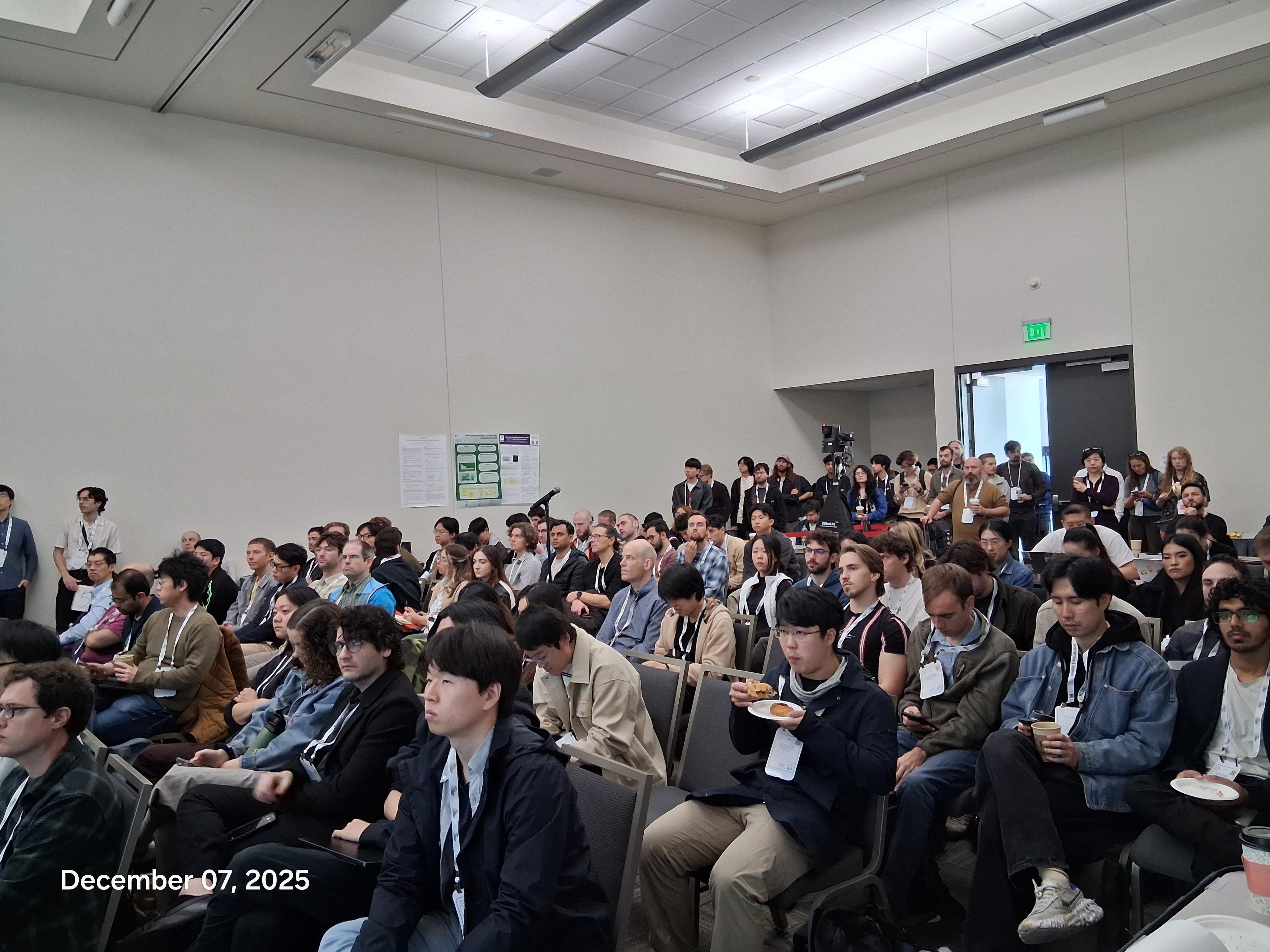 Audience at the AI for Music workshop at NeurIPS 2025