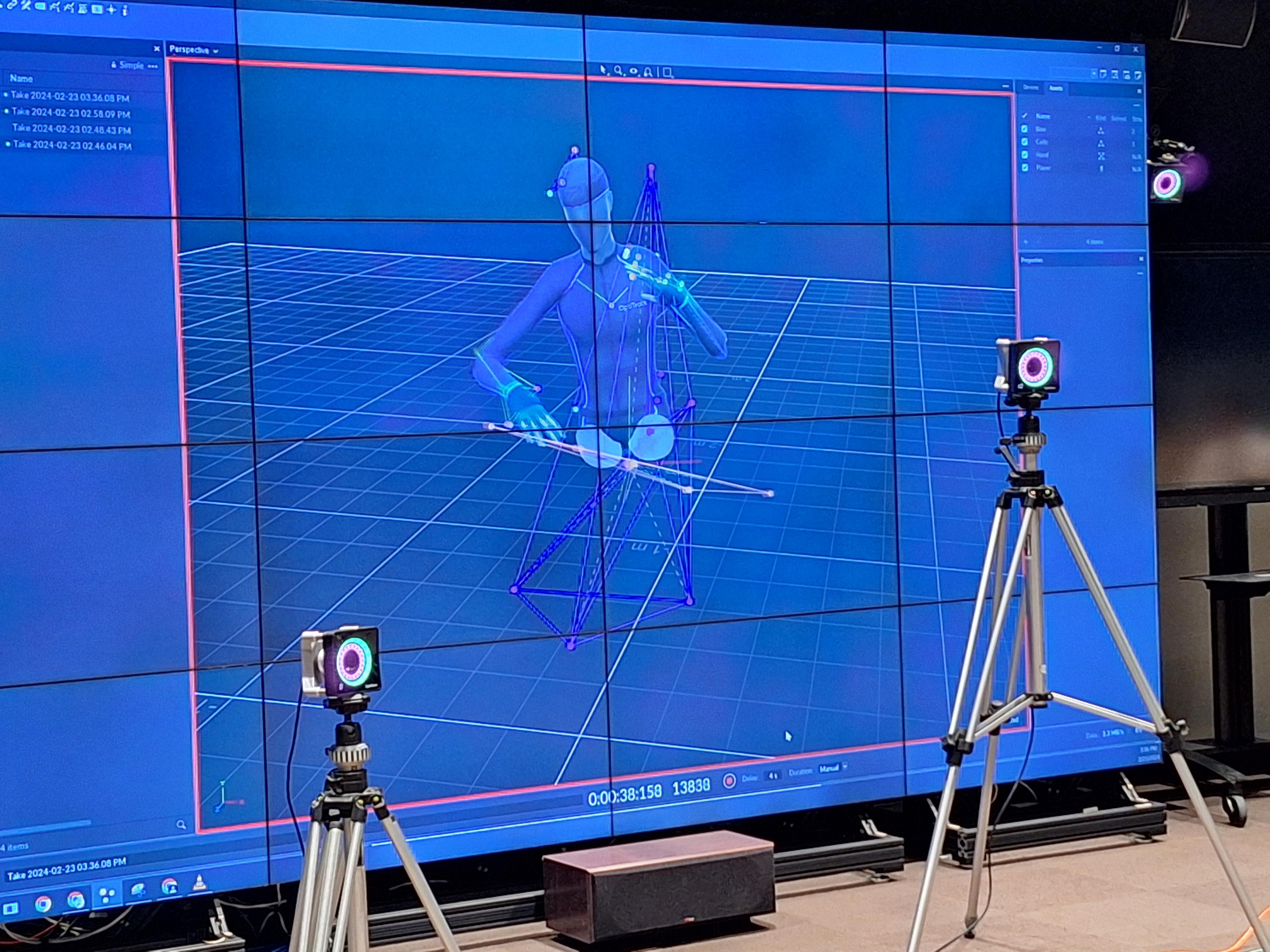 Motion capture session 2